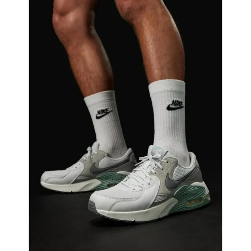 ⚡Nike Men's Photon Dust/Smoke Grey/Light Smoke Grey Padded Fashion Sneakers - Picture 2 of 6